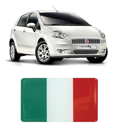 Adesivo Italia Bandeira Orig Fiat Punto