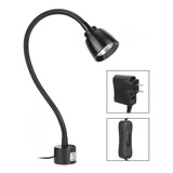 Lámpara Led Cuello De Ganso Flexible De 7w C/base Magnética