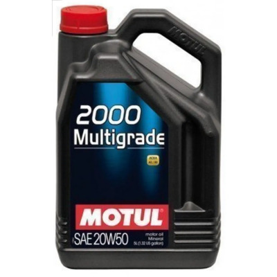Aceite Motor Auto Motul 2000 20w50 Mineral 5l | Envío gratis