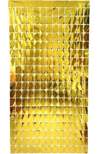 Cortina Metalizada Shimmer Wall Painel Decoração 1x2m Festas