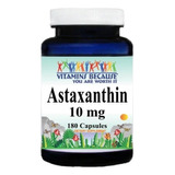 Vitamins Because Astaxantina Natural 10mg 180cáps Original I