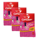 Kit 3 Panos De Chão Limpeza Geral Pisos Condor Microfibra