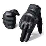 Guantes Protección De Cuero Motocicleta Para Pantalla Táctil