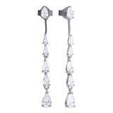 Diamonfire | Bridal | Aretes Largos Con Gotas