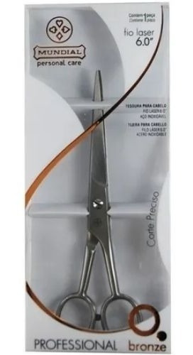 Tesoura Corte De Cabelo 6.0 Mundial Bronze Bc-341 