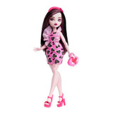 Monster High Muñeca Draculaura Articulada Con Accesorios 