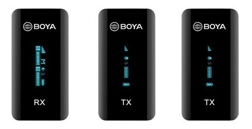 Microfones Boya By-xm6-s2 Condensador Omnidirecional Cor Preto