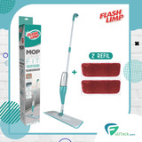 Spray Mop Flash Limp Com Reservatório + 2 Refil Extra