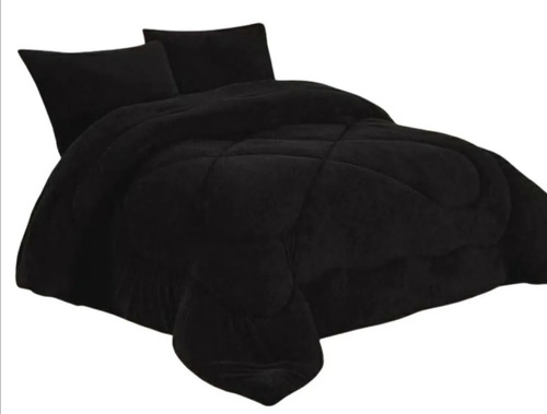 Cubrecama Plush 2 Plazas; Liso