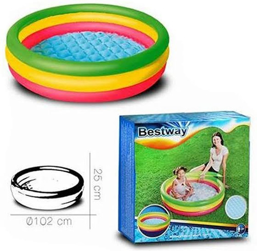 Alberca Inflable Para Bebés Bestway, 1.02 X .25 N#u#e#v#o