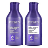 Pack Shampoo Y Acondicionador 300ml Extend Blondage Redken 
