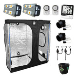 Combo Full Kit Indoor Carpa 60x120x160 + 2 Led 200w Completo