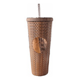 Vaso Rose Gold Studded Starbucks 2023