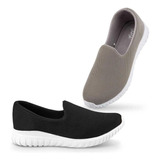 Kit De Zapato Confort Shosh 270 Negro Dama Moda Comodo Otoño