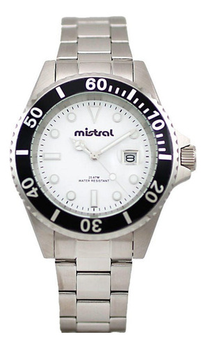 Reloj Mistral Sumergible Calendario Bisel Giratorio Megatime