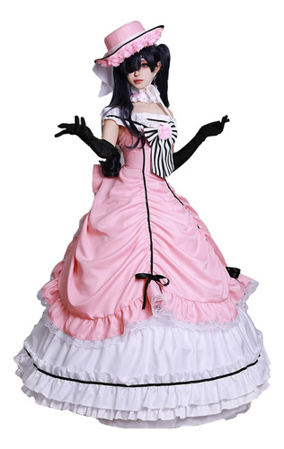Osias Ciel Phantomhive Robin Dress Cosplay Costume(m)