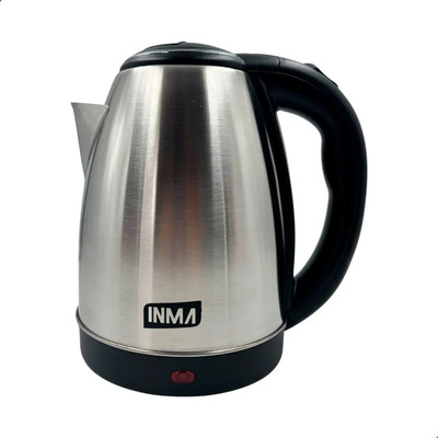 Chaleira Elétrica Térmica Portátil Inma 1.8l Aço Inoxidável Potente Jarra Compacta Prateada Base 360 Café Chá Leite Econômica Aquecimento Rápido Água Quente Ferve Fácil Bule Residencial Cozinha | Frete grátis