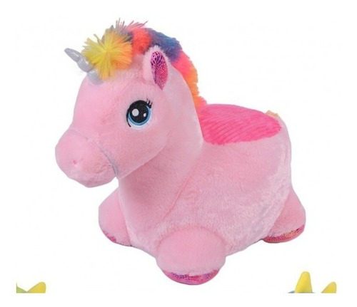 Puff Sillon Infantil De Peluche Dino Unicornio @ Micieloazul