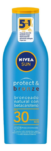 Protector Solar Nivea Sun Protect & Bronce Fps 30 X 200ml