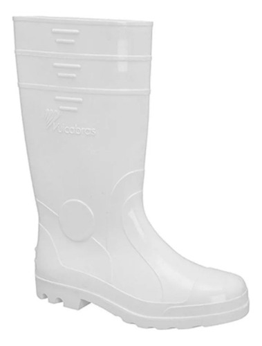 Bota Cano Longo Branca Impermeavel Pvc - Vulcabras