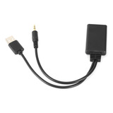 Cable Adaptador De Receptor Bluetooth 5.0 Usb+puerto Estéreo