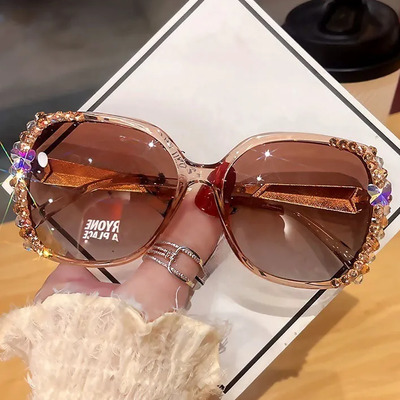 Gafas De Sol Con Diamantes De Imitación A La Moda Con Incrus