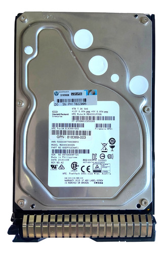 Hd Hp 4tb 7.2k 3,5 Sas 12gb 819079-001 818369-003 818364-002 872291-002  818367-b21  @