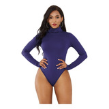 Body Beatle Cuello Manga Larga Mujer Con Fibra De Bambu