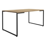 Mesa De Jantar Para 4 Lugares 160cm Indy F02 Natura/preto - 