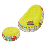 Sofa Puff, Sillon De Descanso Inflable Con Pedal 