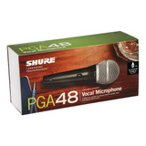 Shure Pga48-lc Microfone De Mão Dinâmico Cardióide  + Nfe