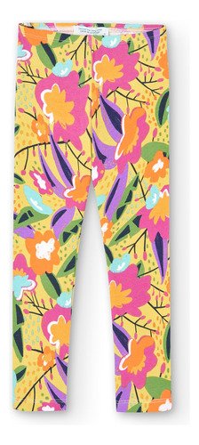 Leggings De Punto Elástico Estampado Para Niña Boboli 408035