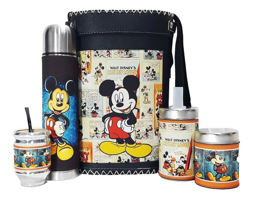 Set Matero Mickey Y Minnie Mouse, Varios Modelos Mary Mh