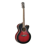 Guitarra Acústica Yamaha Cpx700ii Para Diestros Dusk Sun Red Brillante