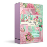 Mega Pack De Scrapbooks Hermosos Motivos Florales Rosas Eps