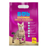 Areia Higiênica Para Gatos Bob Esconde Natural Mandioca 2kg X 2kg De Peso Neto