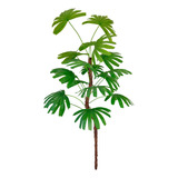Planta Artificial Palmeira Rafia Verde Bambu Sem Vaso Decor