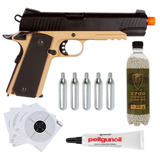 Marcadora Elite Force 1911 Tac Black/tan Blowback Co2 Xtm P