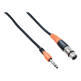 Canon Hembra Stereo A Plug 6,3 Stereo Cable 4,5mt Bespeco