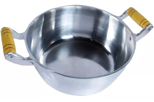 Panela Caçarola Polido Fundido 20cm Alumínio Batido + Brinde