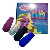 Coleccion De Acrilicos Good Vibes 4 Pzas. Chula Nails