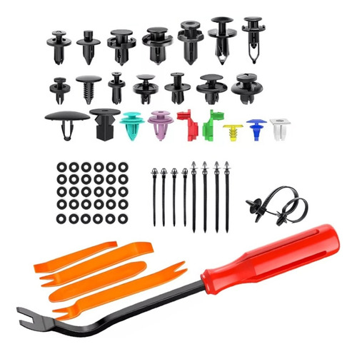 Kit Grapas Estuche 725 Pcs Y Grapas Automotrices 23 Tamaños