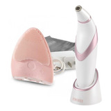 Microdermoabrasión Punta Diamante Homedics + Cepillo Facial