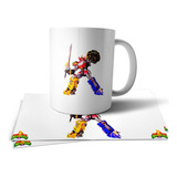 Power Rangers Megazord Retro 1993 Taza Tu Propio Estilo