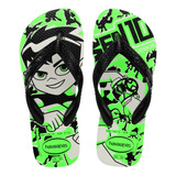 Chinelo Havaianas Infantil Masculino Ben 10 Power Trip