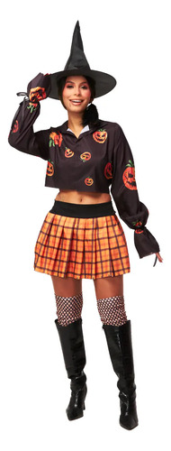 Fantasia Bruxa Feminino Adulto Halloween Carnaval Cosplay | Parcelamento sem juros
