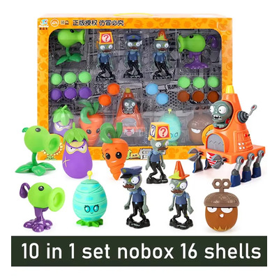 Set Figuras Plants Vs Zombies 10 Piezas Con Lanzador