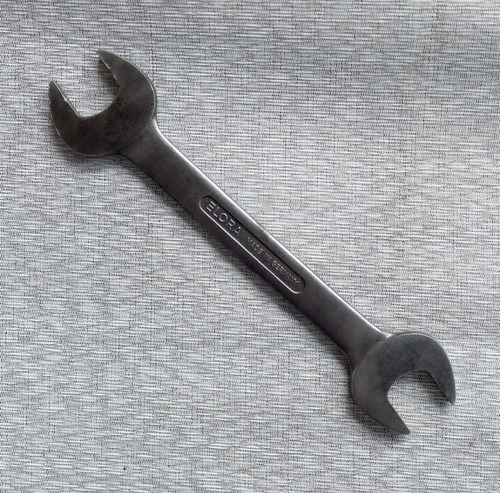 Llave Fija Antigua Doble 1, 15/16 Elora Made In Germany