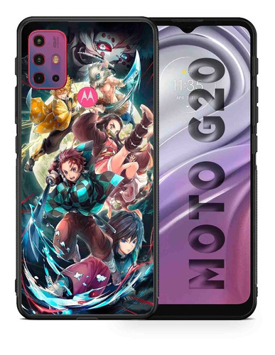 Funda Moto G20 Demon Slayer Poster 1 Tpu Uso Rudo