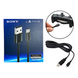 Cable De Carga Para Joystick Ps4 Sony Carga Rápida Micro Usb